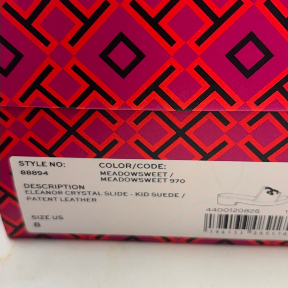 Tory Burch Eleanor Crystal slide blush color size 8 - Picture 9 of 9